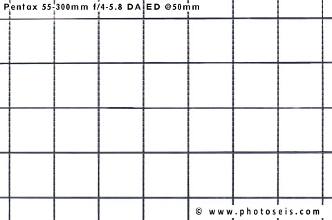 Distortion Test at 55mm